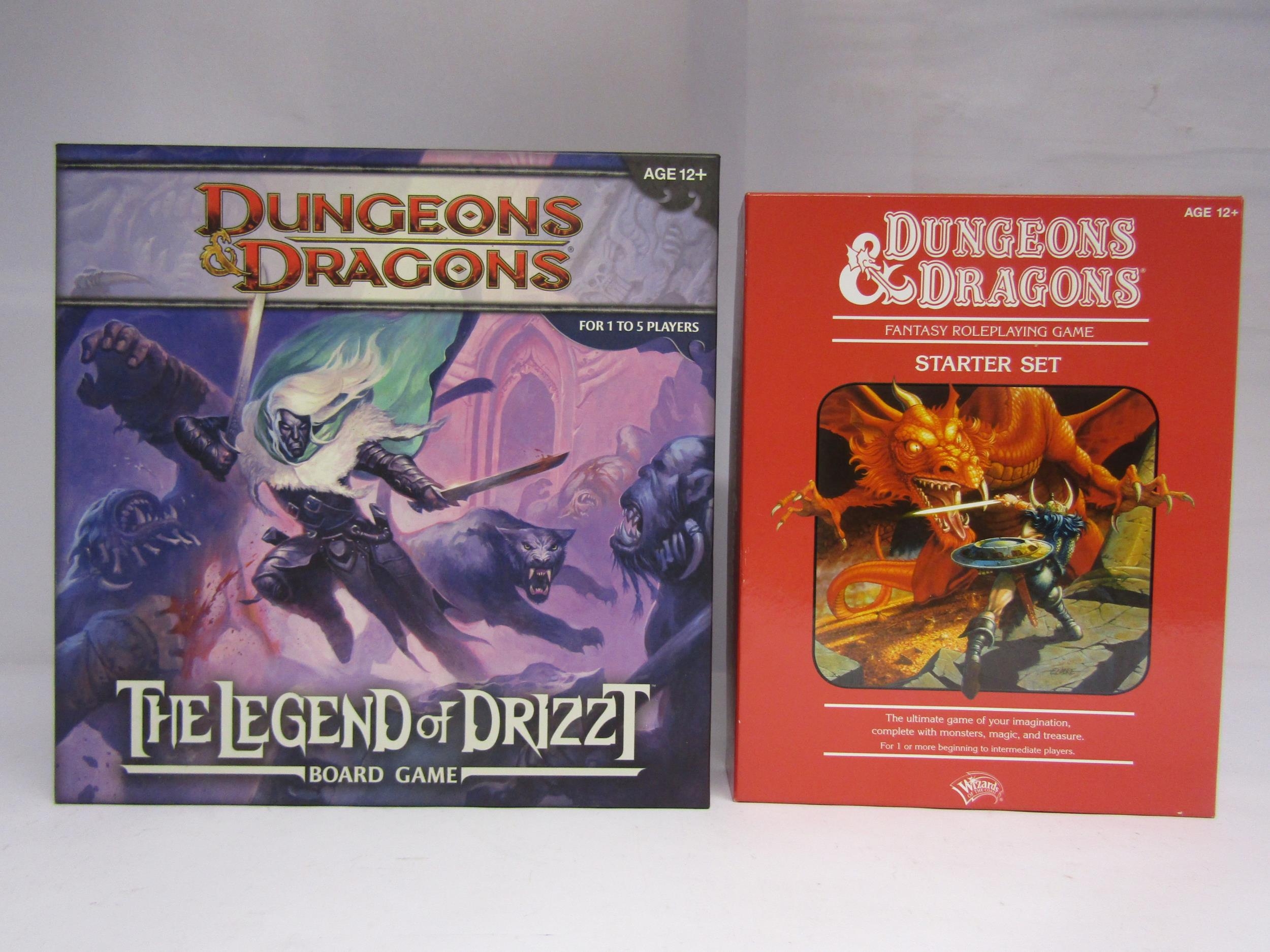 A Dungeons and Dragon The Legend Of Drizzt role playing fantasy board game and 4th edition