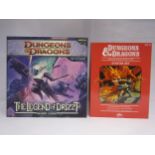 A Dungeons and Dragon The Legend Of Drizzt role playing fantasy board game and 4th edition