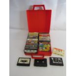 A carry case containing 25 Sinclair ZX Spectrum games