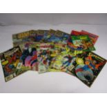 A small collection of assorted DC, Marvel and other comic books including Spider-Man, Superman, Star