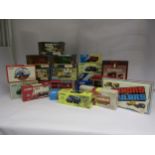 A collection of boxed Corgi diecast commercial vehicles including Brewery Collection, British