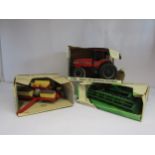 Three boxed ERTL 1:16 scale diecast farm models to include 619 Case International Tractor With Front