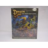 A boxed and sealed Dungeon Saga The Dwarf King's Quest roll playing fantasy game by Mantic