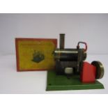 A boxed Latimer 'Plane' live steam stationary engine