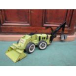 A Tonka pressed tin Trencher in light green colourway