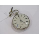 A Chester silver cased fusee movement pocket watch dating to 1819