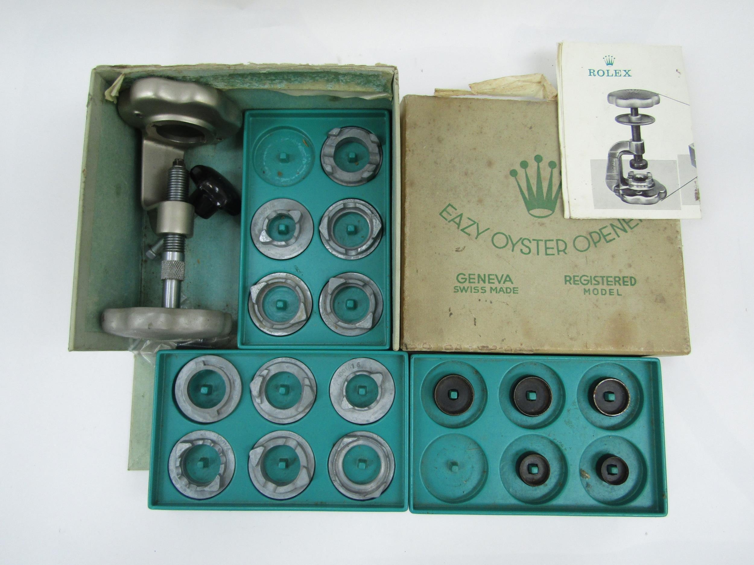 A Bergeon No. 5555 watch pressure testing machine, with a boxed Rolex vintage Eazy Oyster Opener - Image 3 of 3