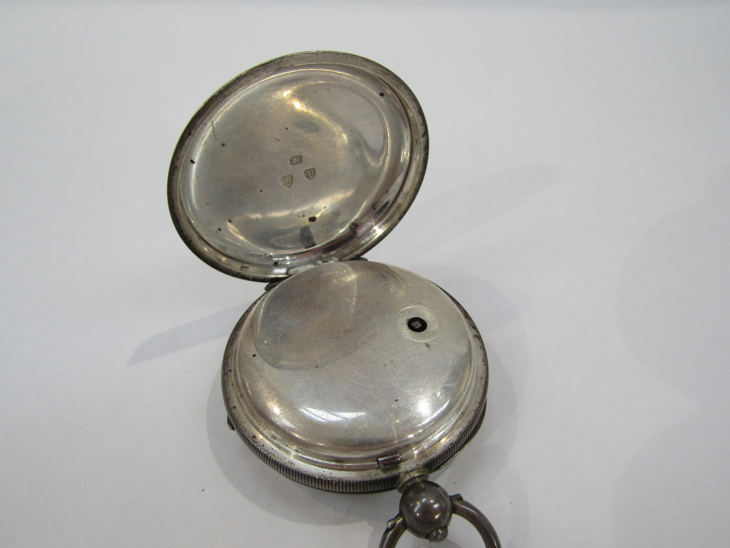 Three 19th Century silver pocket watches, various makers - Image 16 of 19