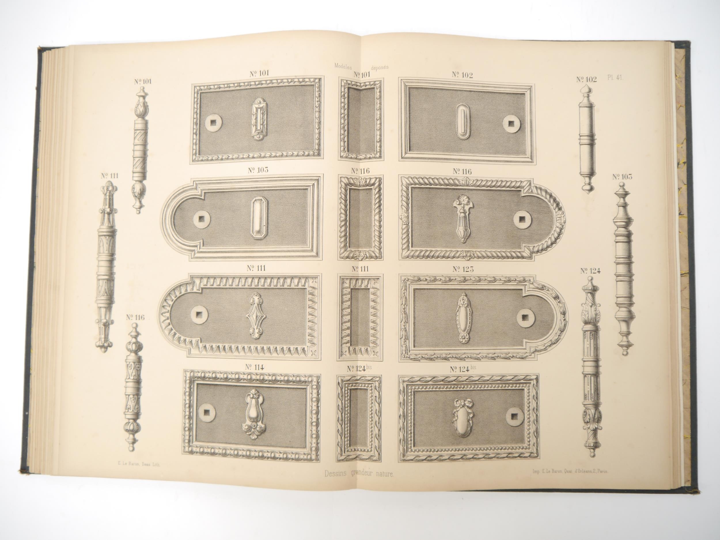 A 19th Century trade catalogue for Maison R. Garnier 'Aperçu des principaux modèles de la maison - Image 5 of 8