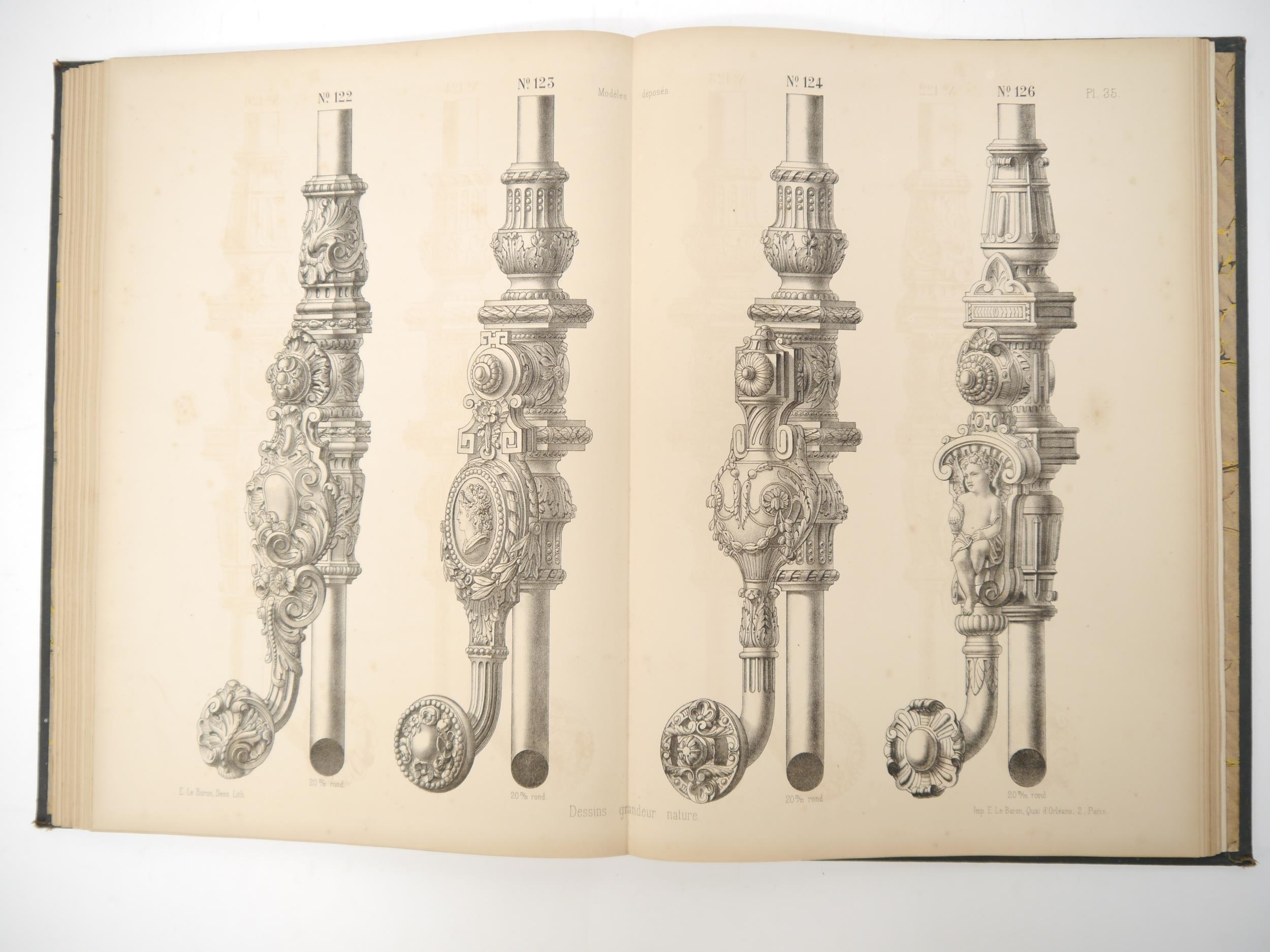 A 19th Century trade catalogue for Maison R. Garnier 'Aperçu des principaux modèles de la maison - Image 4 of 8