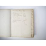 (Cookery, Medicine), a circa early 19th Century manuscript receipt book, 45+ pages of manuscript