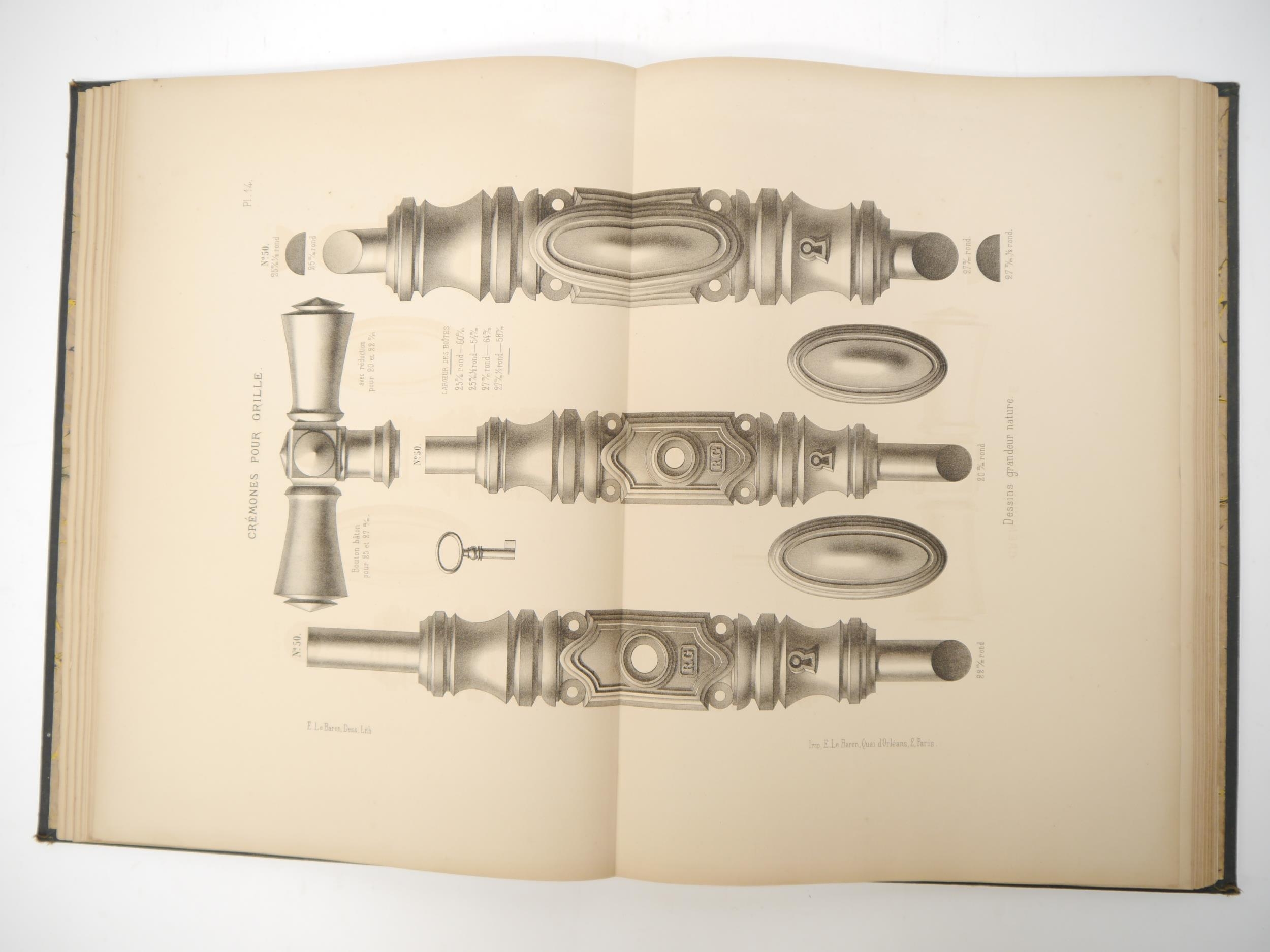 A 19th Century trade catalogue for Maison R. Garnier 'Aperçu des principaux modèles de la maison - Image 3 of 8