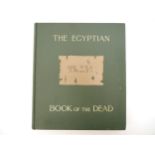 DAVIS, CHARLES H: 'The Egyptian Book of the Dead.' Putnam's, 1894. Folio. Covers partly, lightly