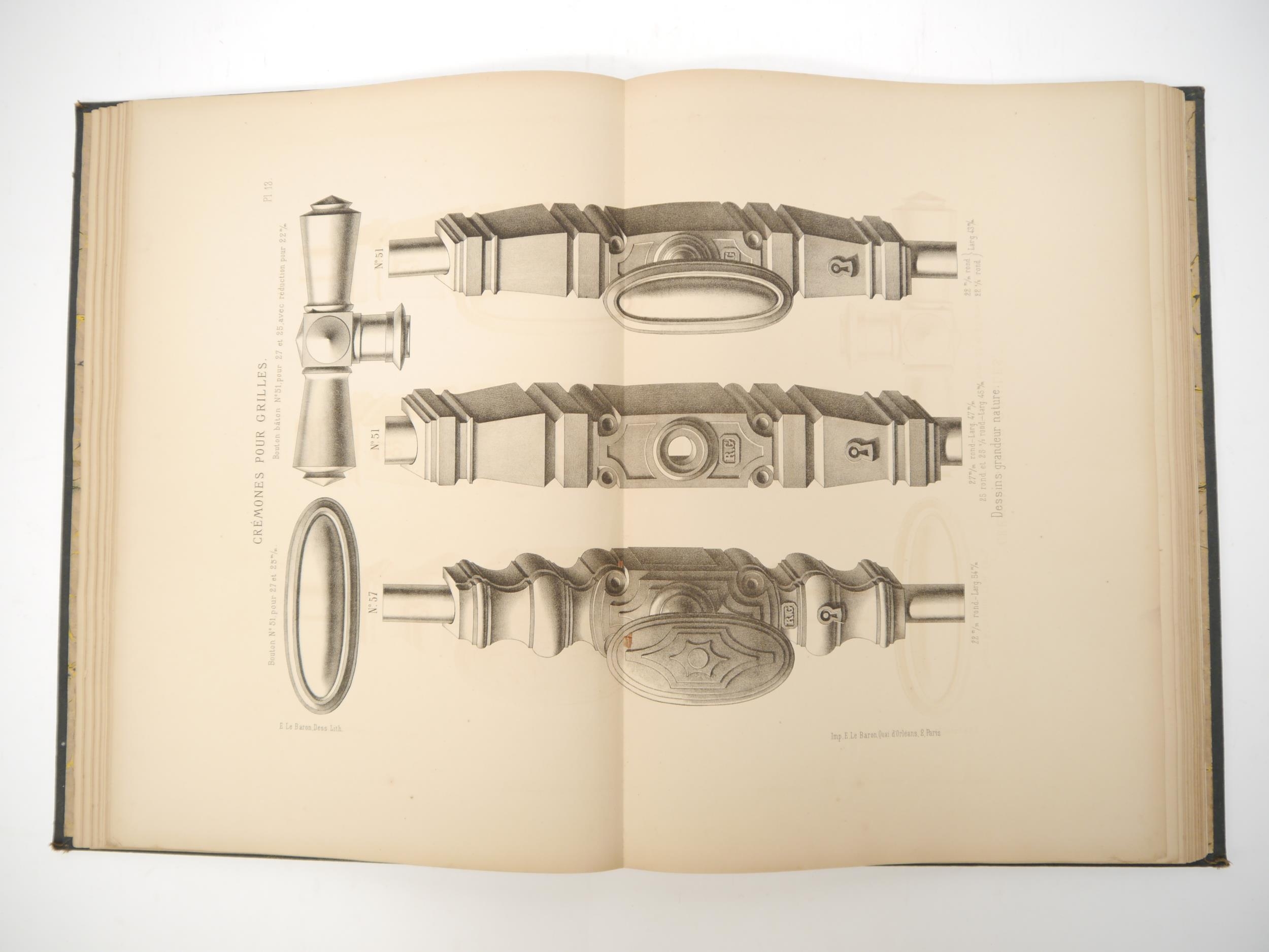 A 19th Century trade catalogue for Maison R. Garnier 'Aperçu des principaux modèles de la maison - Image 2 of 8