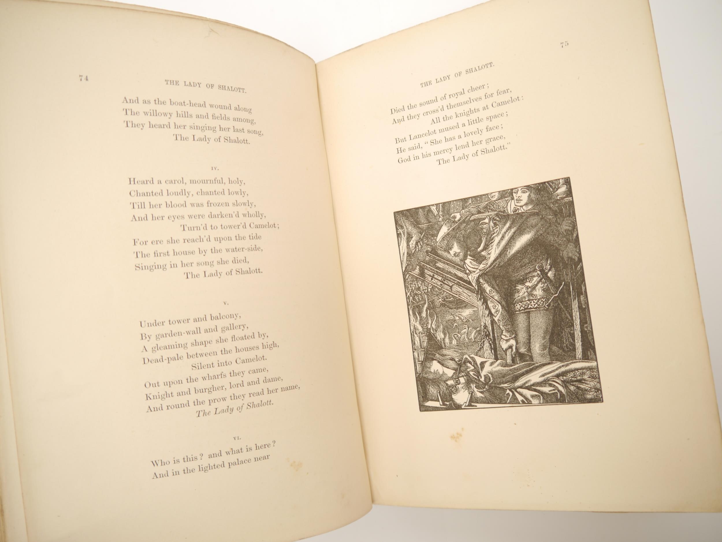 (The Moxon Tennyson), Alfred Tennyson; Pre-Raphaelites, 1860s Wood Engraving Illustrators (ill.): ' - Image 3 of 3
