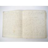(Cookery, Medicine), a Victorian manuscript receipt book containing 150+ pages of cookery recipes