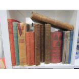 Various volumes including A.A Milne "The House at Pooh Corner", "When We Were Very Young" and "Now