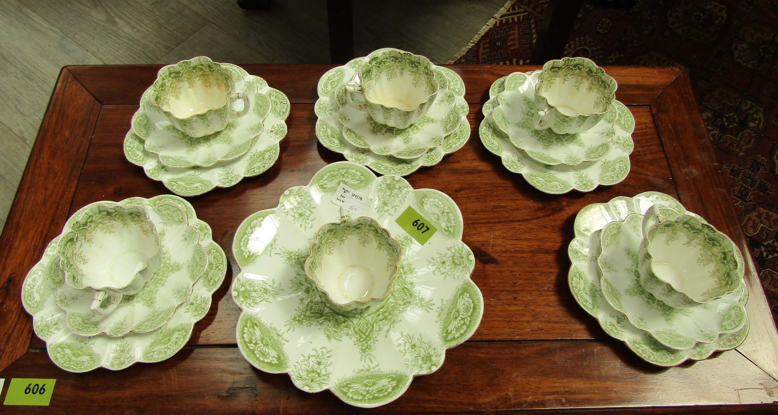 A small selection of Foley china teawares, plates, cups, saucers - Image 4 of 5
