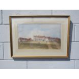 HENRY HOPLEY WHITE: London 1805-1867, landscape depicting Manor House dated 1849, watercolour,