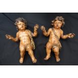 A pair of 17th Century putti, purchased in Brittany France