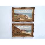 ROBERT FINLAY MACINTYRE (c1846-1906) A pair of oils on canvas, Cromer scenes - Panoramic view