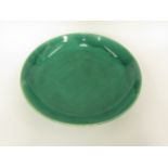 WITHDRAWN:A Chinese green glazed charger, 42.5cm diameter