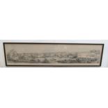 Drawn from Nature by Anne Gun Cunninghame, panoramic view of Leamington from Newbold Terrace,