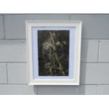FRANK FIDLER (1910-1995) A framed original abstract ink on paper, signed by the artist verso.
