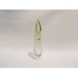 An art glass vase, 'Evolution' by Waterford. Labelled and etched mark to base and boxed. 47cm high