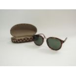 A pair of Rayban Premier B B&L sunglasses in MaxMara case