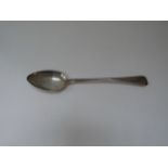 A Josiah & George Piercy silver basting spoon with Lion crest to handle, London 1813, 30cm long,