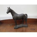 "Hunter (Stallion) by Isla Stoddart" resin with bronze finish limited edition figure 204/350