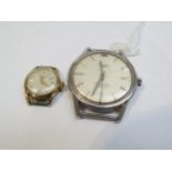A Longines flagship automatic watch and a Longines ladies watch (no straps, not working)