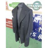 A Railwayman's overcoat, stamped BR 70 to inside