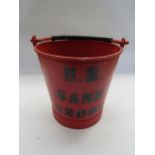 A BR bucket, stencilled BR. sand 62006 to side