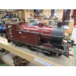 A well engineered 7 1/4" live steam locomotive modelled on a LMS 0-4-2 tank locomotive 'Marie