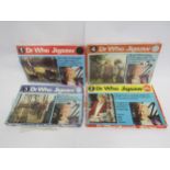 Four 1970's Jon Pertwee Dr Who jigsaw puzzles by Pleasure Product, comprising #1 Dr Who And Bess, #2