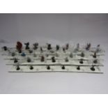 A collection of Dungeons and Dragons Dragoneye role playing fantasy board game miniature figures and