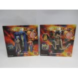 Two boxed Airfix Doctor Who plastic model kits comprising A50006 Welcome Aboard and A50007 Daleks In