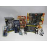 Assorted boxed and loose Doctor Who toys, figures and collectables including Radio Controlled