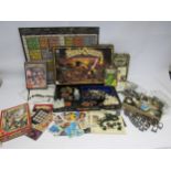 A collection of MB / Games Workshop 'Hero Quest' tabletop fantasy role playing game sets, figures,