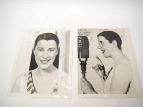 (Ephemera, Stage, Theatre) Beatrice Lillie, singer, actress, comedienne (1894-1989). Two original
