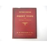 (Printing, Typography), R.H. Stevens & Co. Ltd. (published): 'Specimen Book of Type and Borders cast