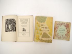 John Nash, 3 illustrated titles, comprising Adrian Bell: 'Men and the Fields', London, B.T.