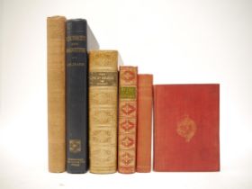 (Bindings), six Macclesfield Grammar School early 20th Century prize bindings, including Mahan '