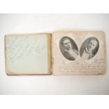 (Music Hall Stage, Vaudeville, Theatre), a scrap album 1910-1917 containing various signatures,