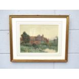 ALFRED FONTVILLE DE BREANSKI (1877-1957) A framed and glazed watercolour - 'Pangbourne Mill,