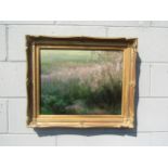 GERALD SPENCER PRYSE (1882-1956) An ornate framed oil on canvas landscape. Unsigned, provenance -