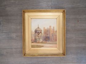 ALEXANDER WALLACE RIMINGTON (1854-1918): A watercolour of Trinity College, Cambridge, signed and