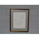 TREVOR WILLOUGHBY (1926-1995) A limited edition print of a line drawing of a Ballerina, pencil